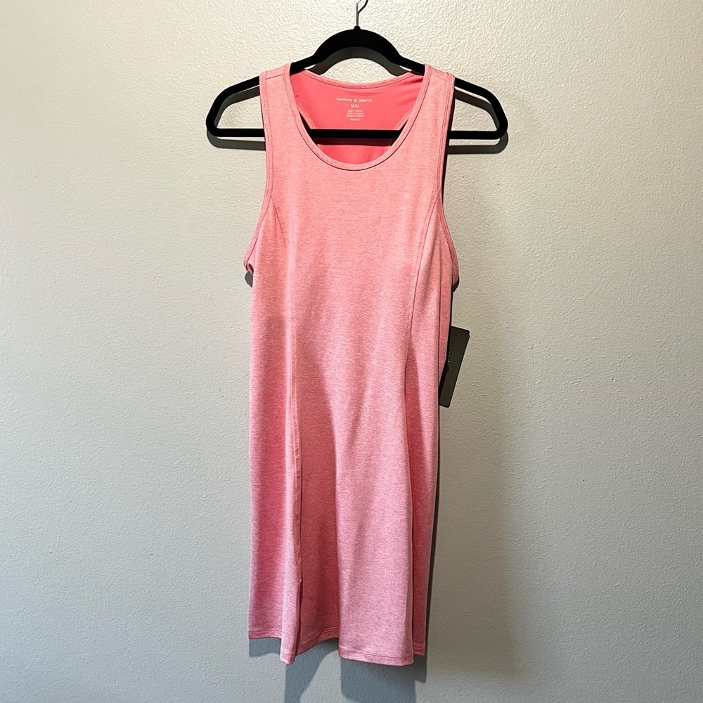 HARMONY BALANCE-NWT Coral/Pink Sleeveless Athletic Dress Size M